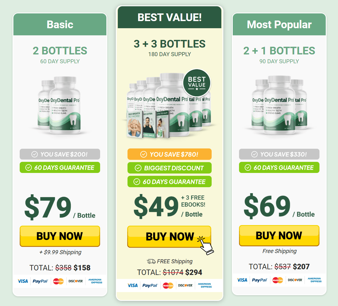 Oxydental Pro discounts